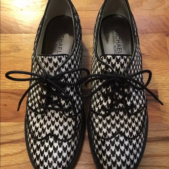 Michael Kors Lace Up Edison Oxfords sz8 - Picture 4 of 5